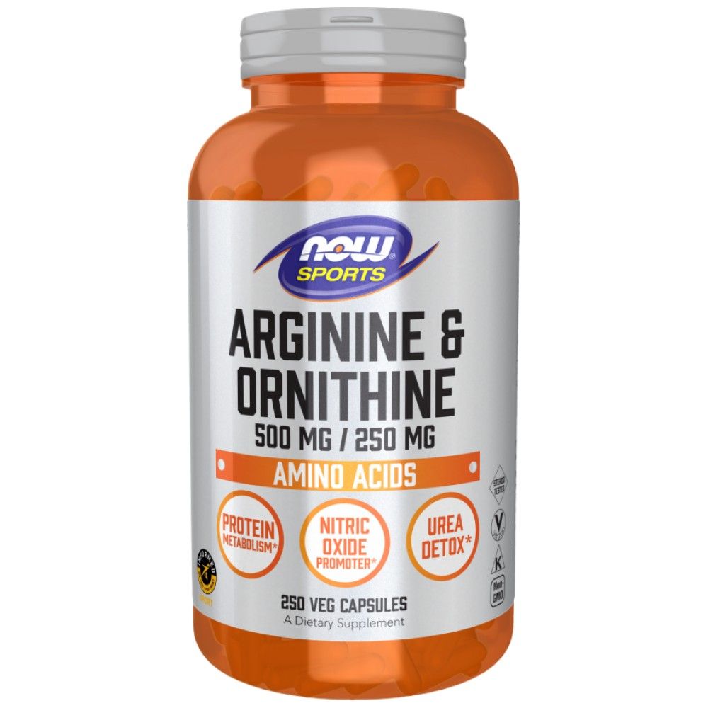 Arginin/ornithin 500/250 mg - 250 kapsul