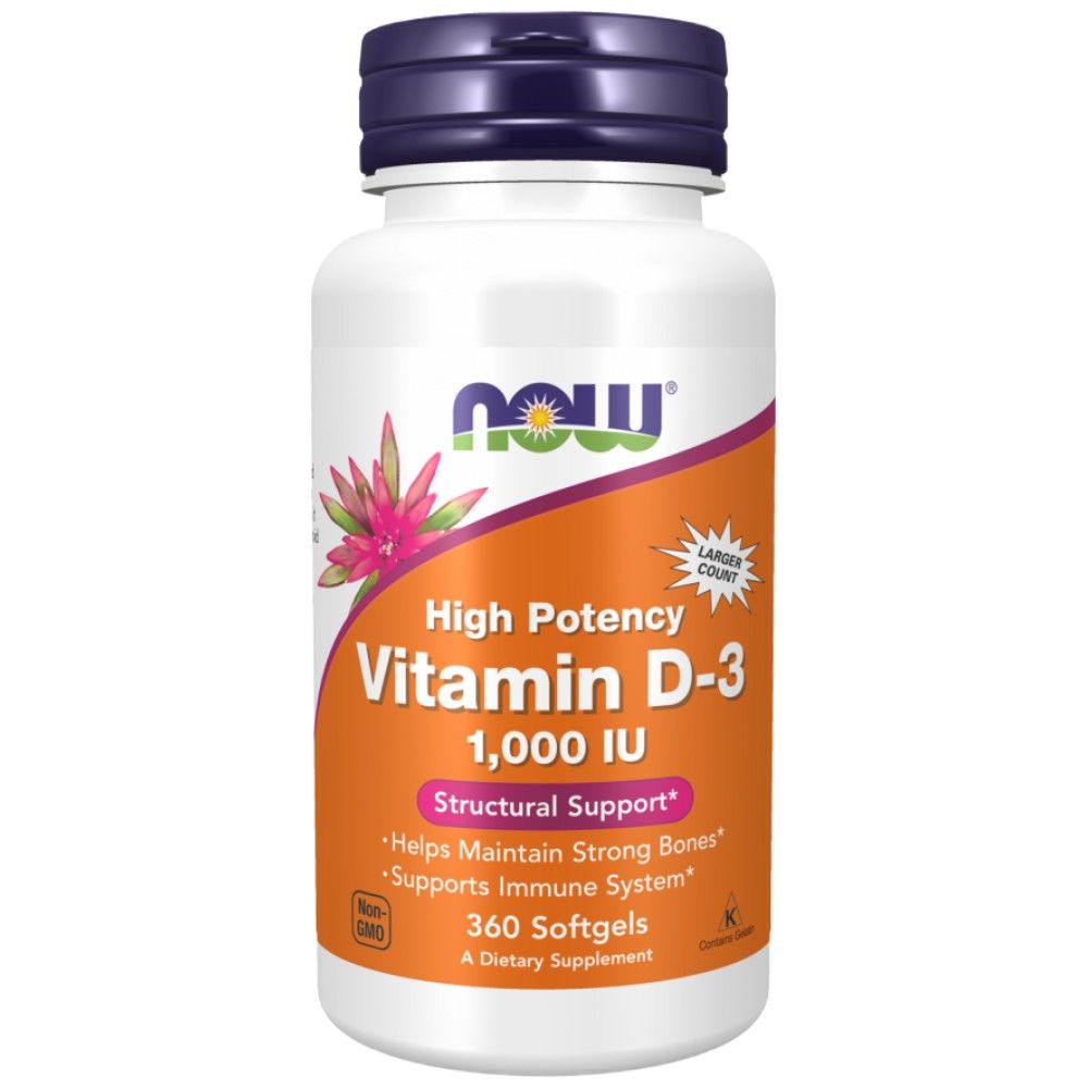 Vitamin D -3 1000 iu - 180 gel kapsul