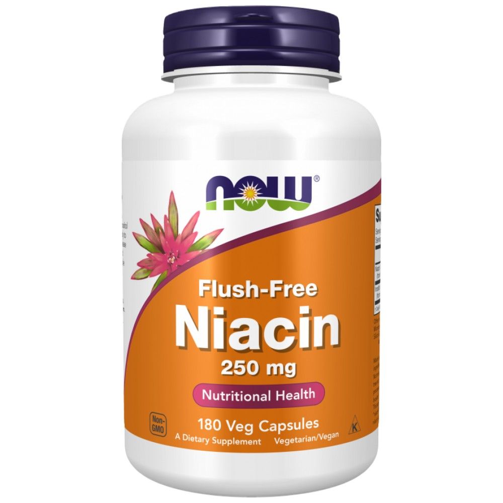 Niacin brez izpiranje 250 mg - 180 kapsul