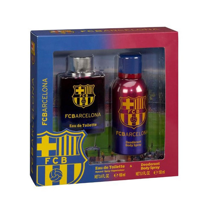 FC Barcelona Eau de toalete Spray 100ml Set 2 kosa