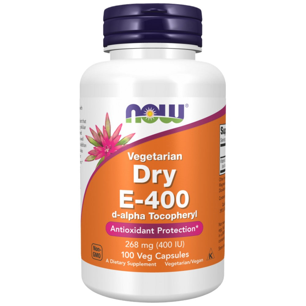 Vitamin E-400 D-Alpha Tocopheryl | Vegetarijansko suho - 100 kapsul