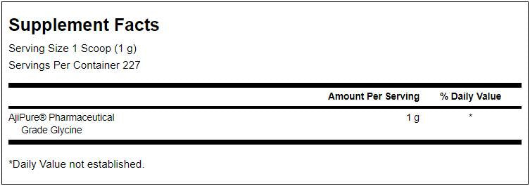 Ajipure glicin v prahu - 227 gramov