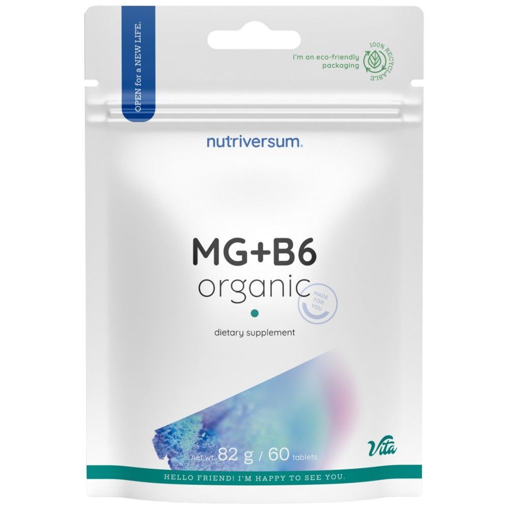 MG + B6 | Organski magnezij + vitamin B6 - 60 tablet