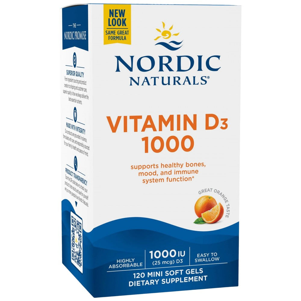 Vitamin D3 1000 iu - 120 gel kapsul