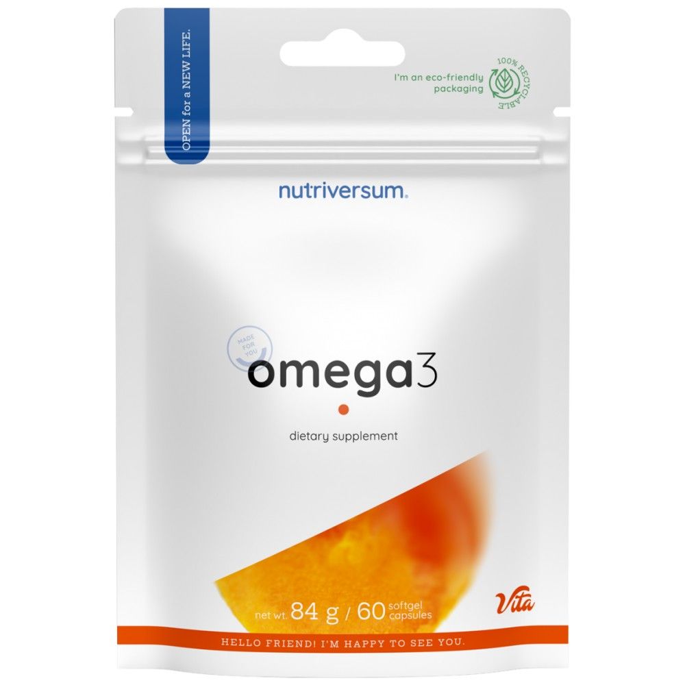 Omega 3 ribje olje - 60 gel kapsul