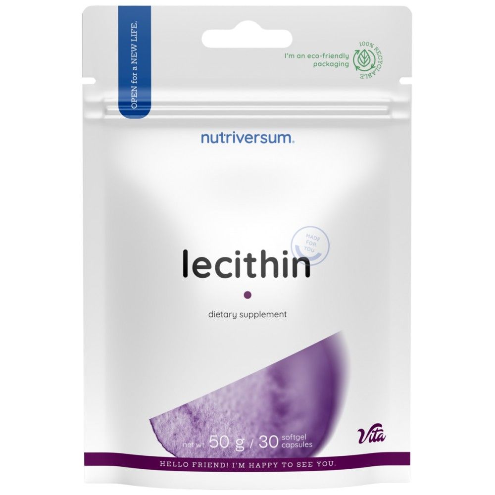 Lecitin 1200 mg | Iz sojinega olja - 30 softgelov