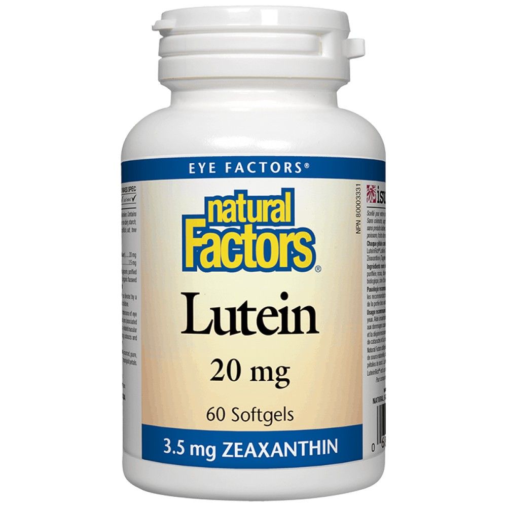 Lutein 20 mg | z zeaksantinom - 60 gel kapsul
