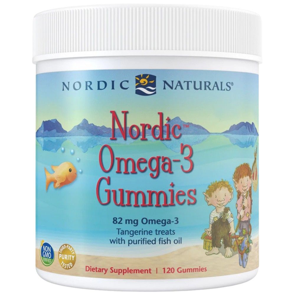 Nordijski omega -3 gumi 82 mg - 120 gumij