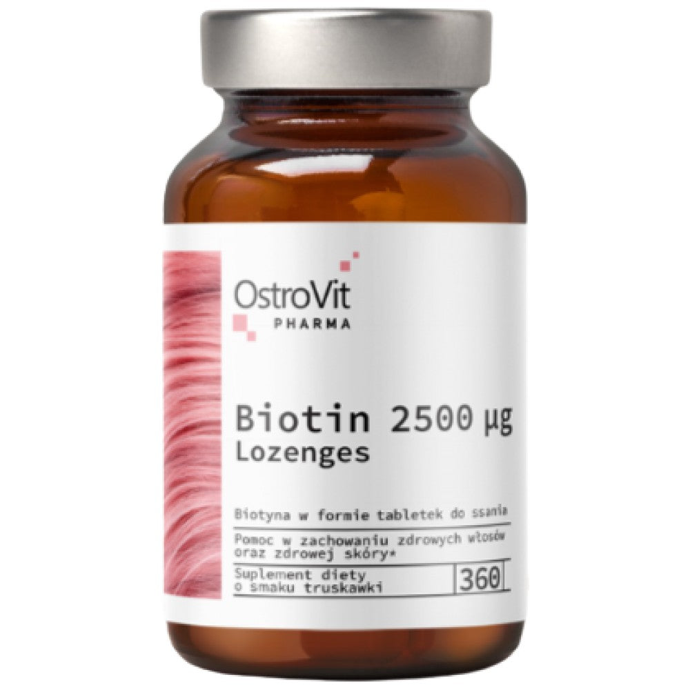 Biotin 2500 mcg | Pastili 360 podjezičnih tablet