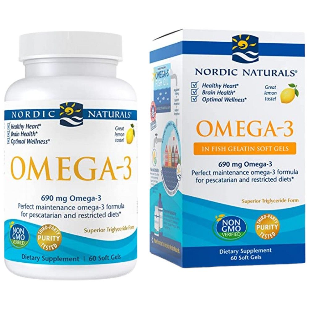Omega -3 690 mg - 60 softgelov