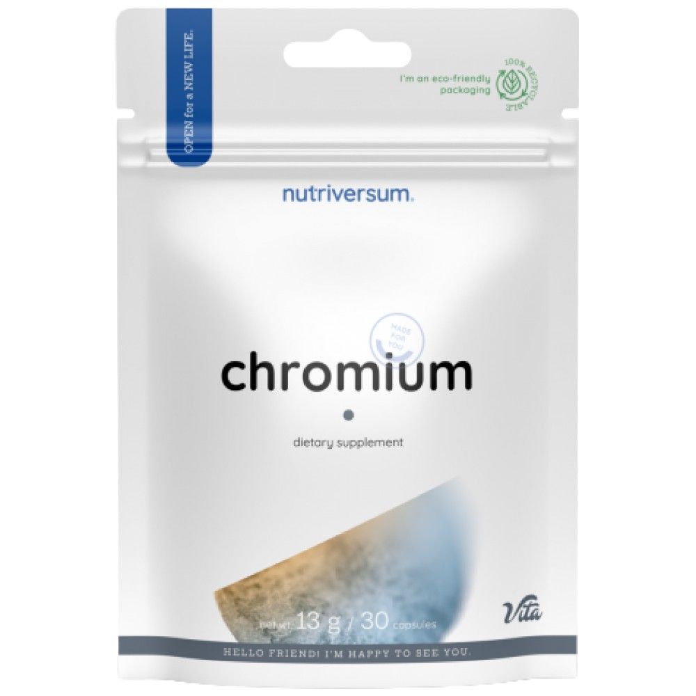 Kromna tableta | 200 mcg kroma picolinata - 30 tablet