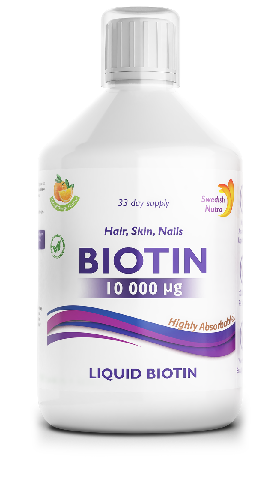 Tekoč biotin 10.000 mcg x 500 ml