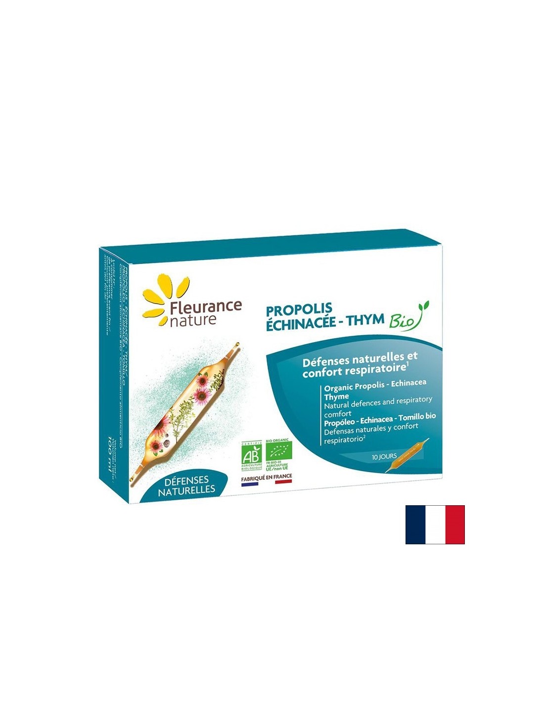 Imunski in dihalni sistemi - propolis, echinacea, timijan bio, 10 pitja ampul