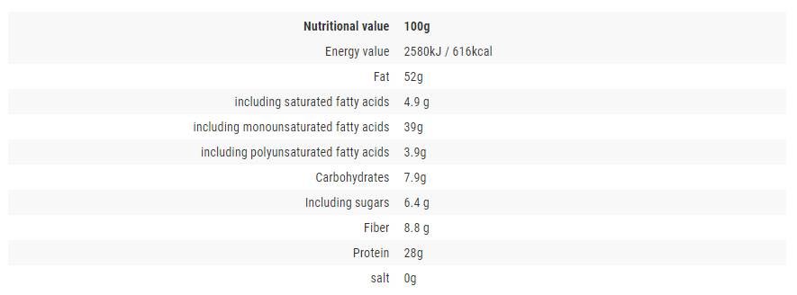100% arašidovega masla / gladkega - 1000 gramov