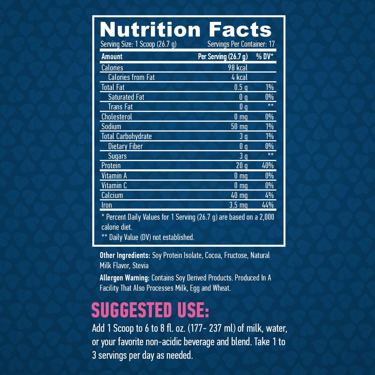 100% izolat sojine beljakovine / ne -GMO