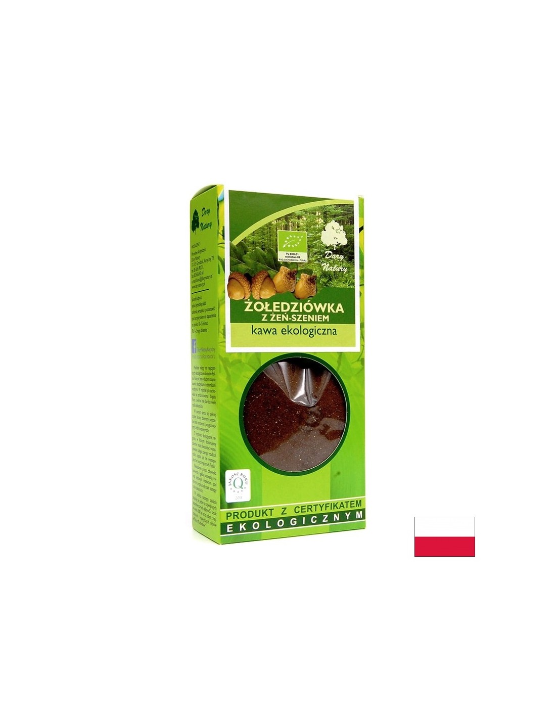 Bio kava iz želoda in ginsenga, 100 g <tc>Dary Natury</tc>