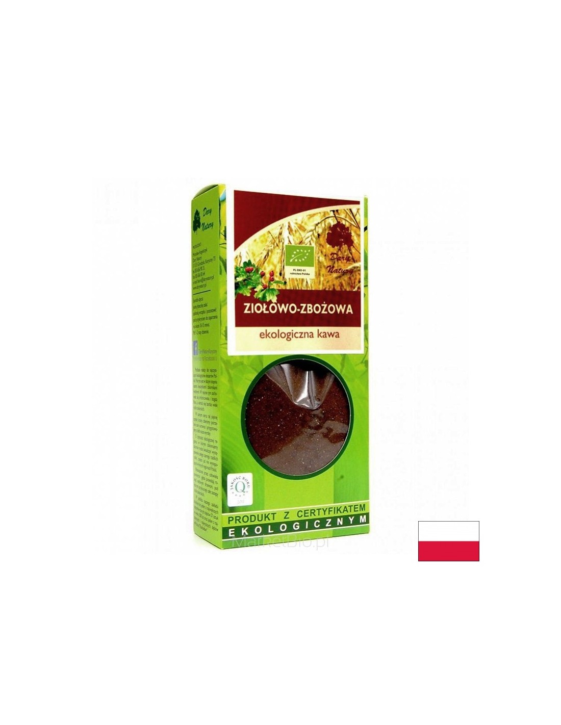 Zeliščna kava iz zrn in zelišč Bio, 100 g <tc>Dary Natury</tc>