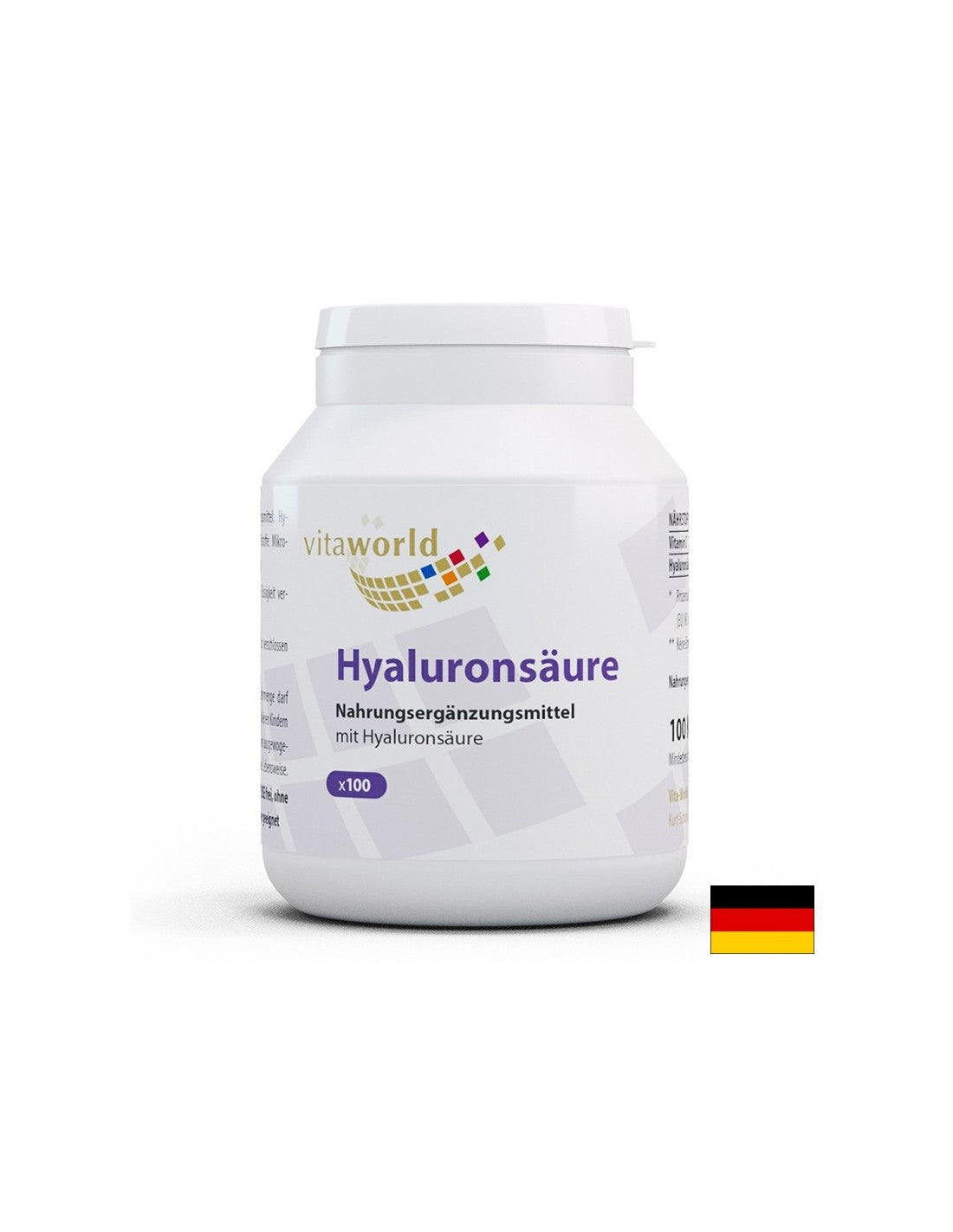 Lepi lasje in koža - hialuronska kislina, 100 mg + vitamin C, 100 kapsul