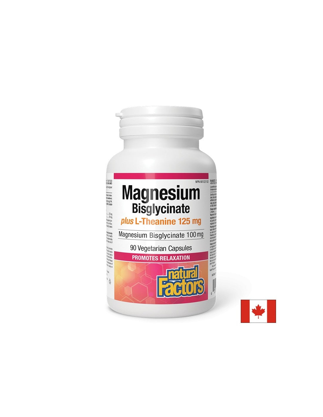 Stres in dobro razpoloženje - magnezij (bisglicinat) 100 mg + l -teanin 125 mg x 90 kapsul