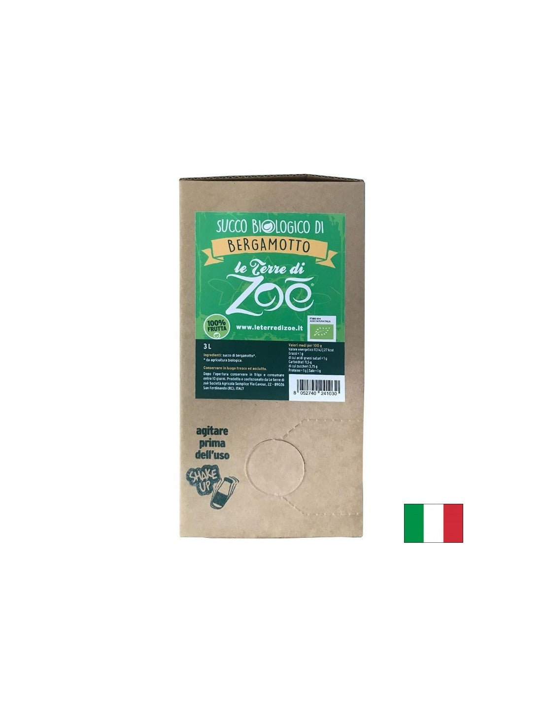 100% organski bergamotski sok, 3 L