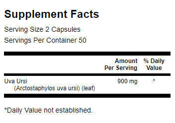 Uva Ursi Leaf 450 mg - 100 капсули - Feel You