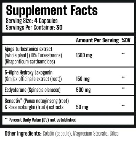 Nattyquad | Naravni mišični sklad - 120 kapsul