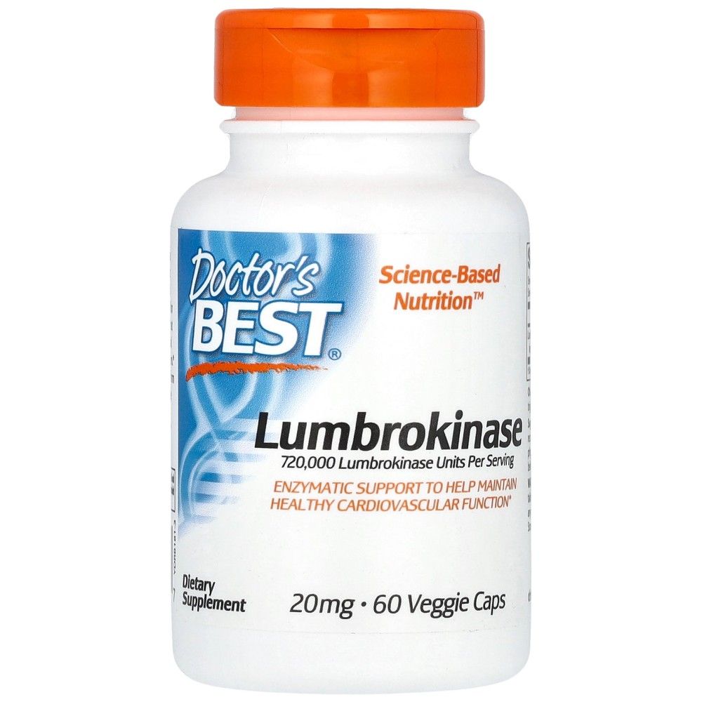 Najboljša lumbrokinaza 20 mg - 60 kapsul
