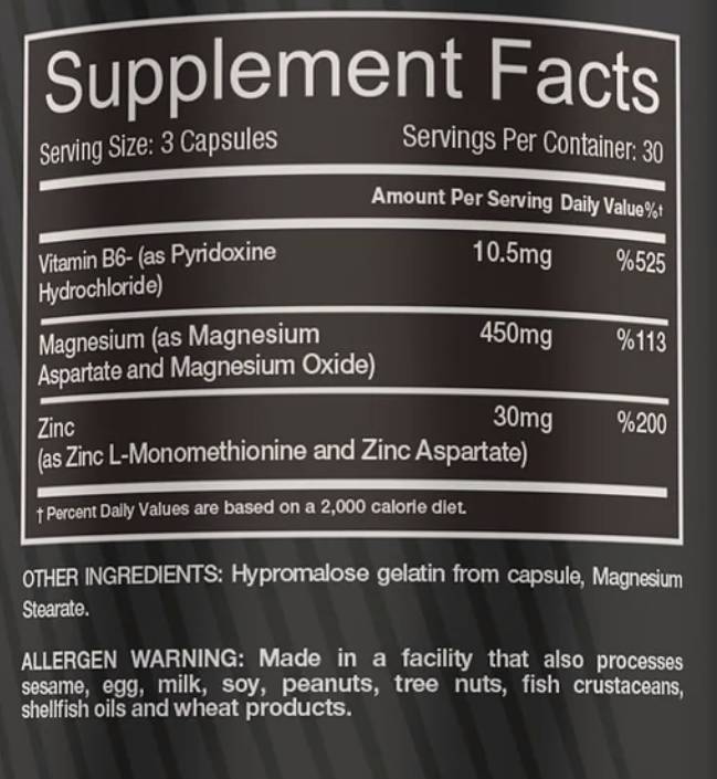 Zma | s cinkom, magnezijem in b6 90 kapsulami