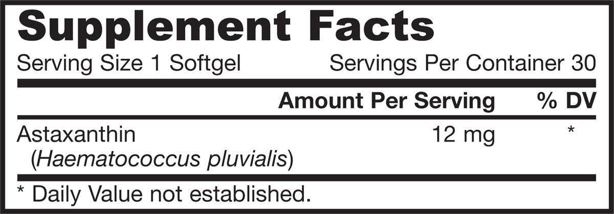 Astaksantin 12 mg - 30 gel kapsul