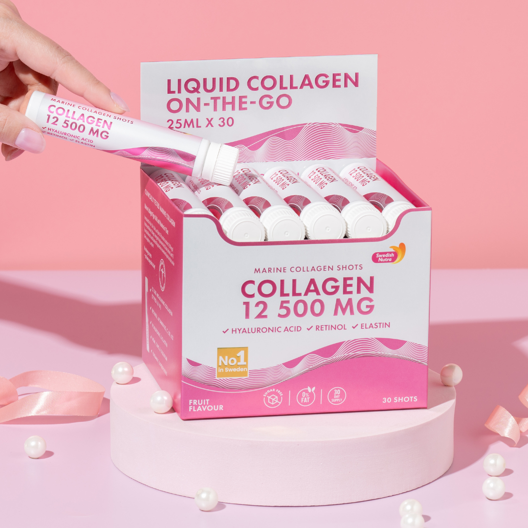Ribji kolagen 12.500 mg z retinolom, elastinom in hialuronsko kislino - 30 x 25 ml