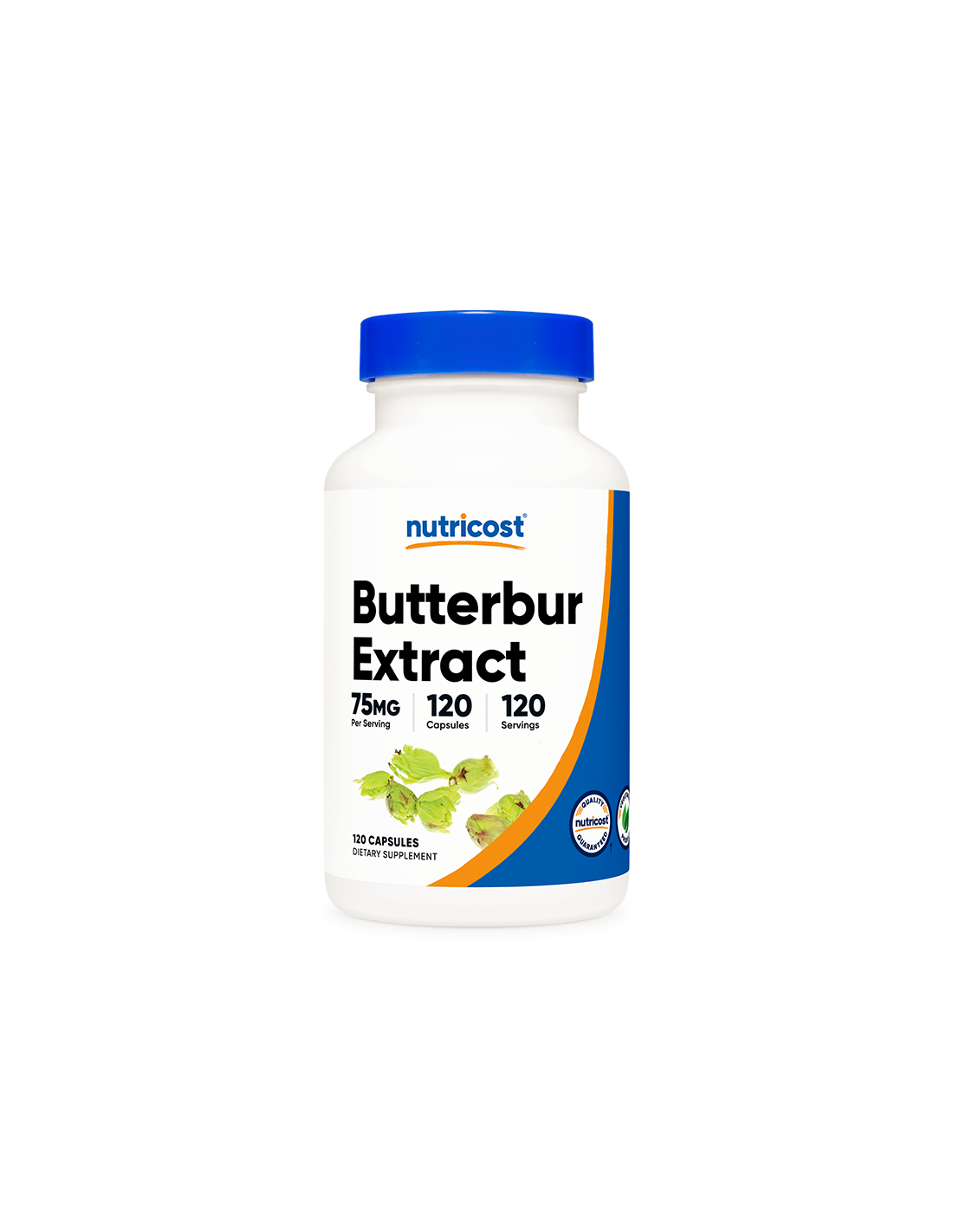 Alergije in migrene - Izvleček pegastega badlja, 120 <tc>Nutricost</tc> kapsule