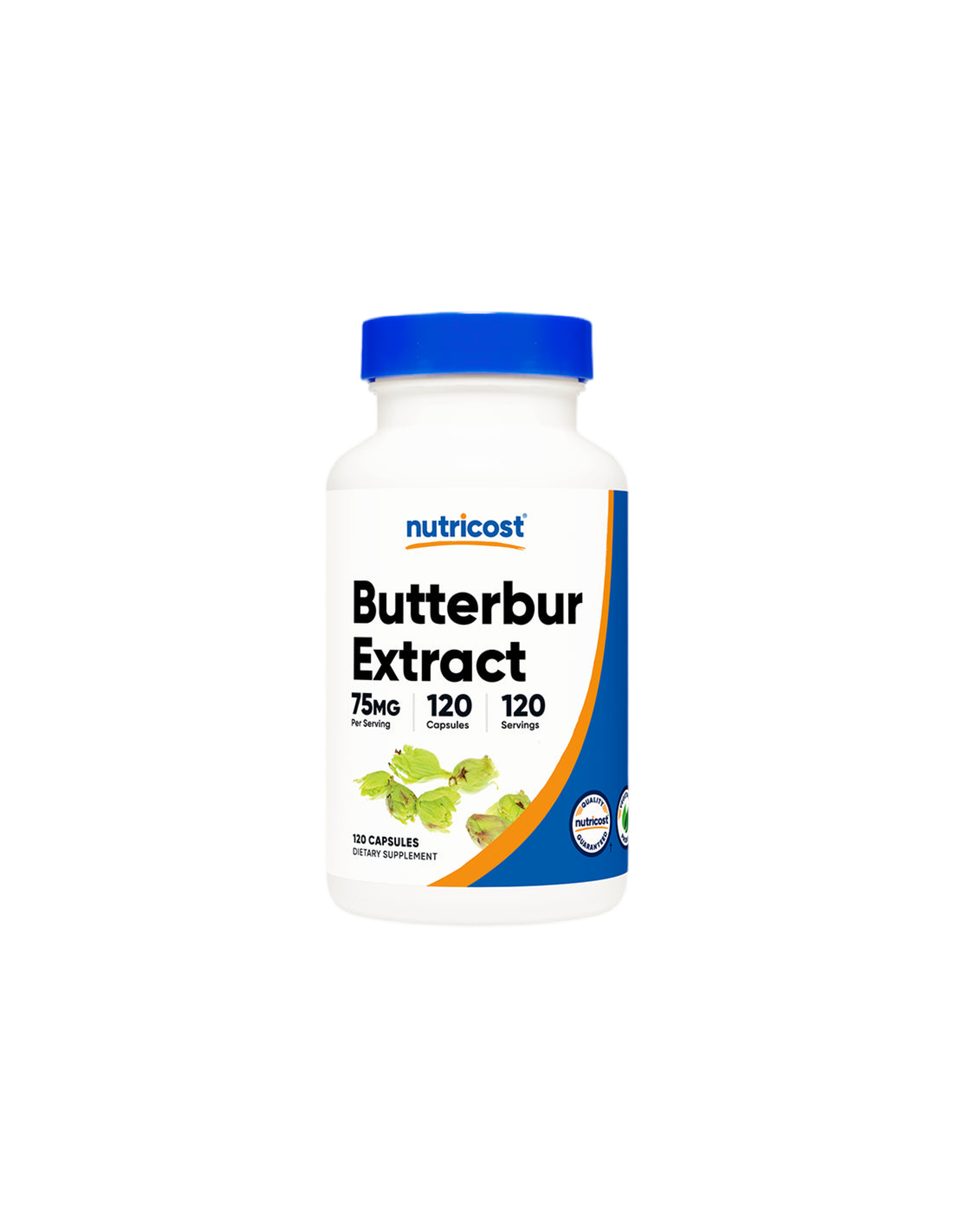 Alergije in migrene - Izvleček pegastega badlja, 120 <tc>Nutricost</tc> kapsule