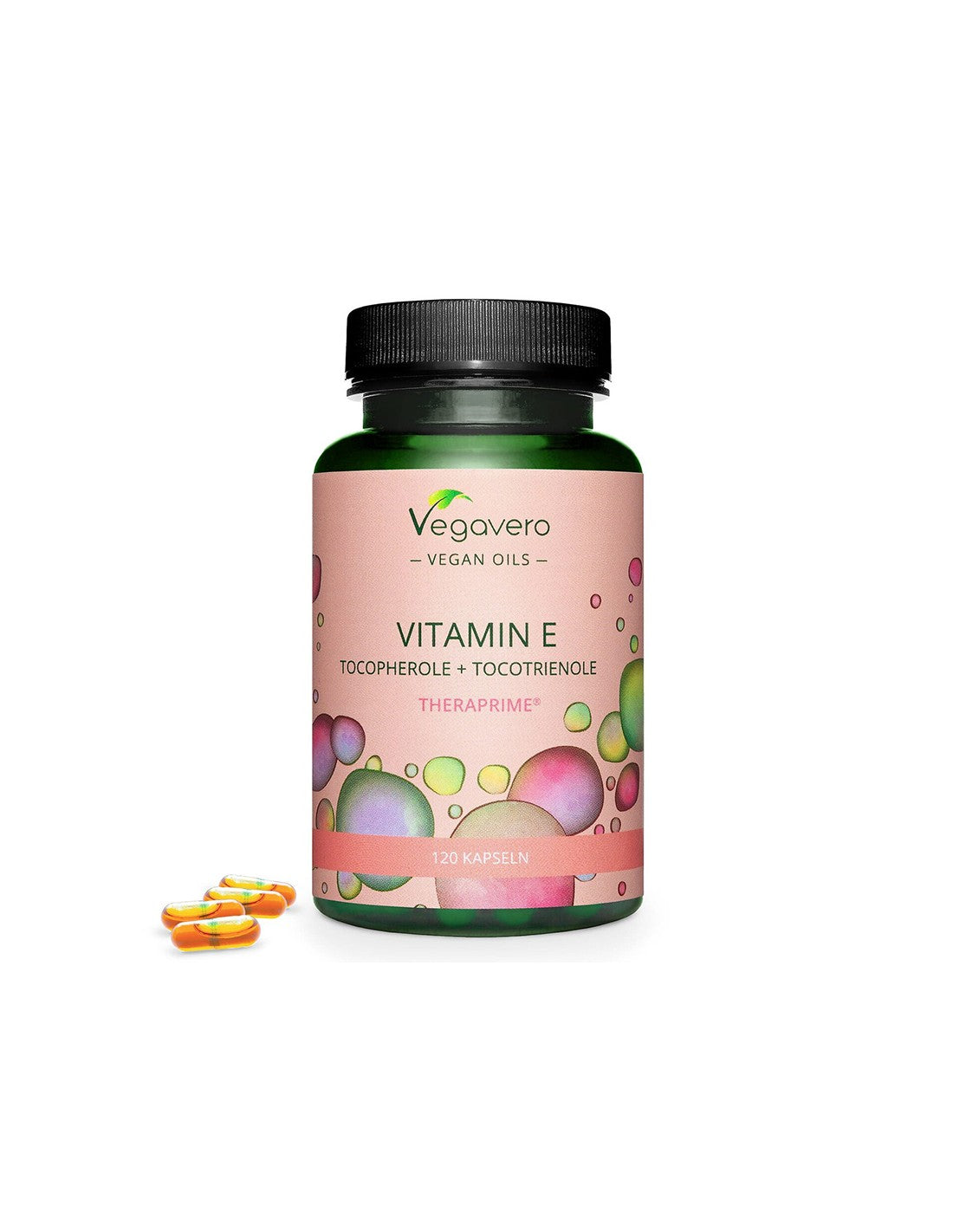 Vitamin E (mešani tokoferoli + tokotrienoli) - Antioksidant, 120 kapsul