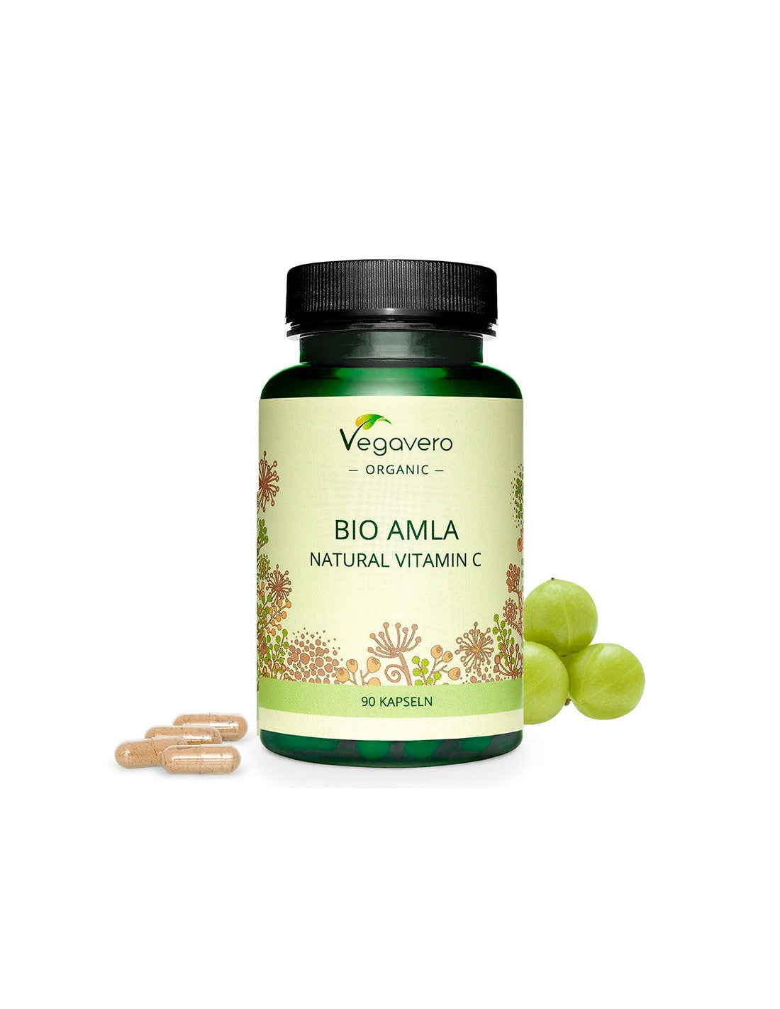 Naravni vitamin C - Amla Bio, 120 kapsul <tc>Vegavero</tc>
