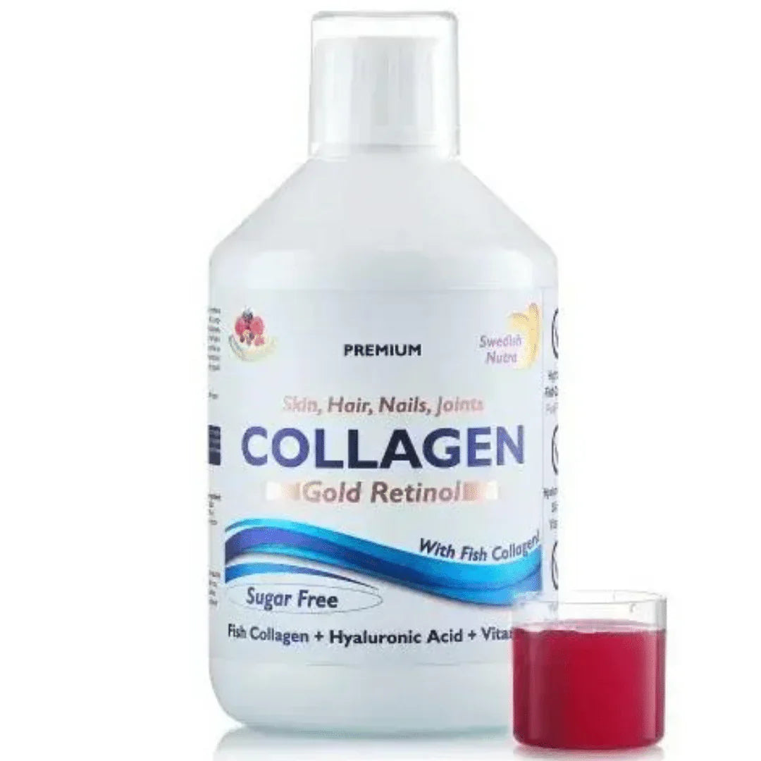 Ribji kolagen 12500 mg zlati retinol 500 ml Swedish Nutra
