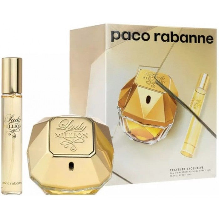 Set za ženske <tc>PACO RABANNE</tc> Lady Million - parfumska voda 80 ml + 20 ml