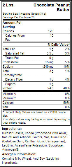 100% kazeina - 0,908 kg