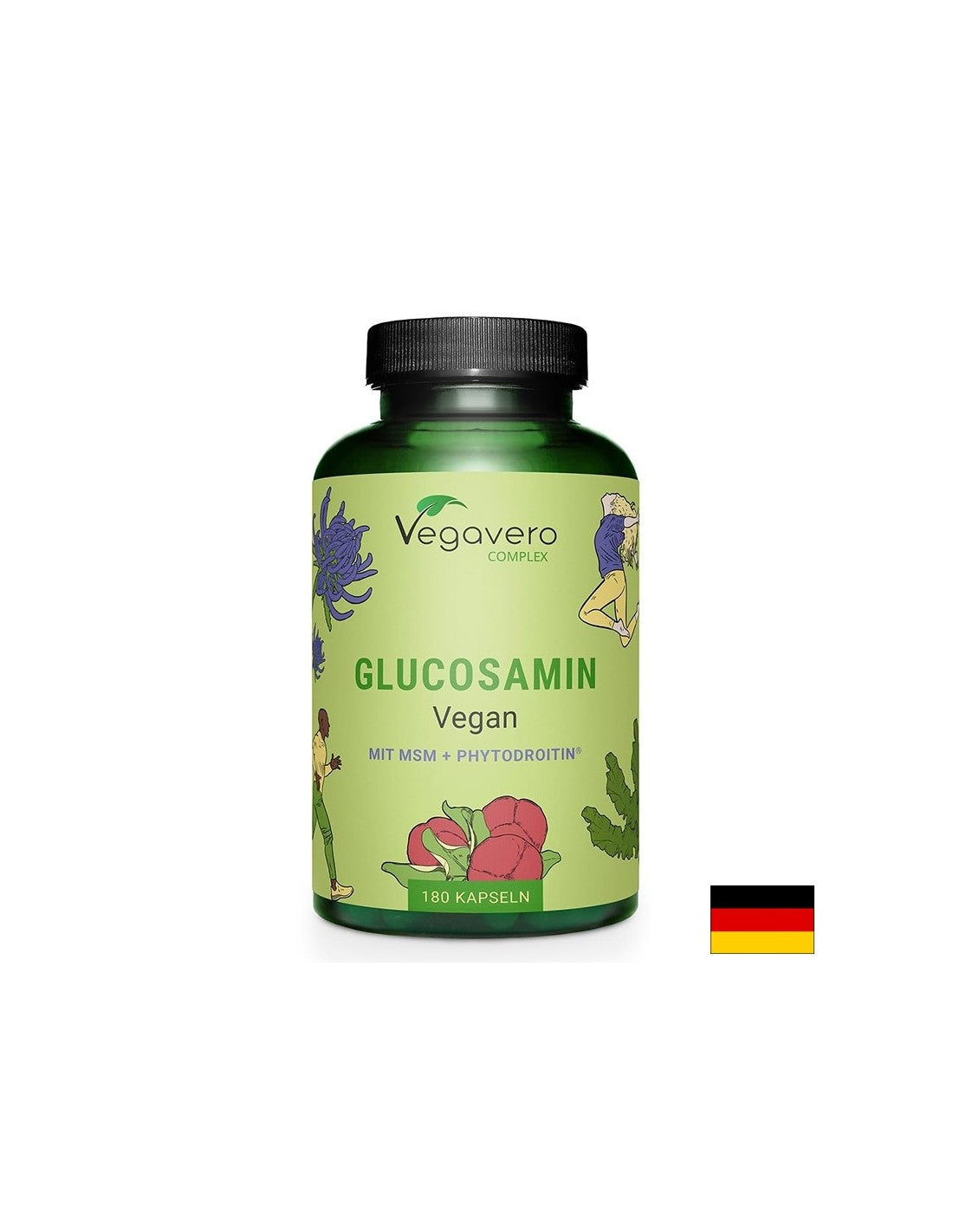 Sklepi in kosti - Glukozamin kompleks (z MSM in veganskim glukozaminom), 180 kapsul <tc>Vegavero</tc>