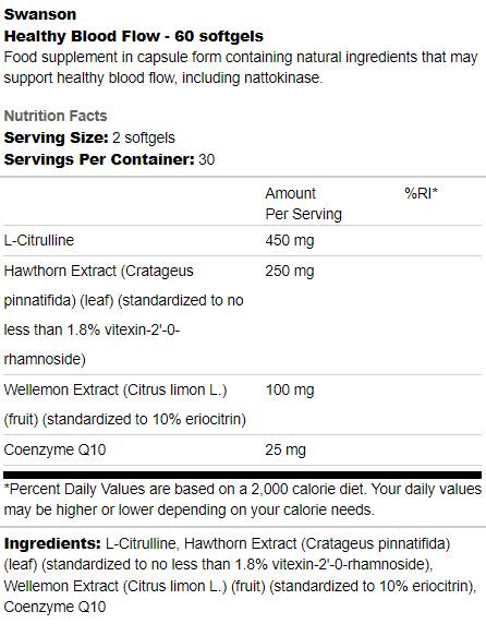 Zdrav krvni pretok 60 gel kapsul