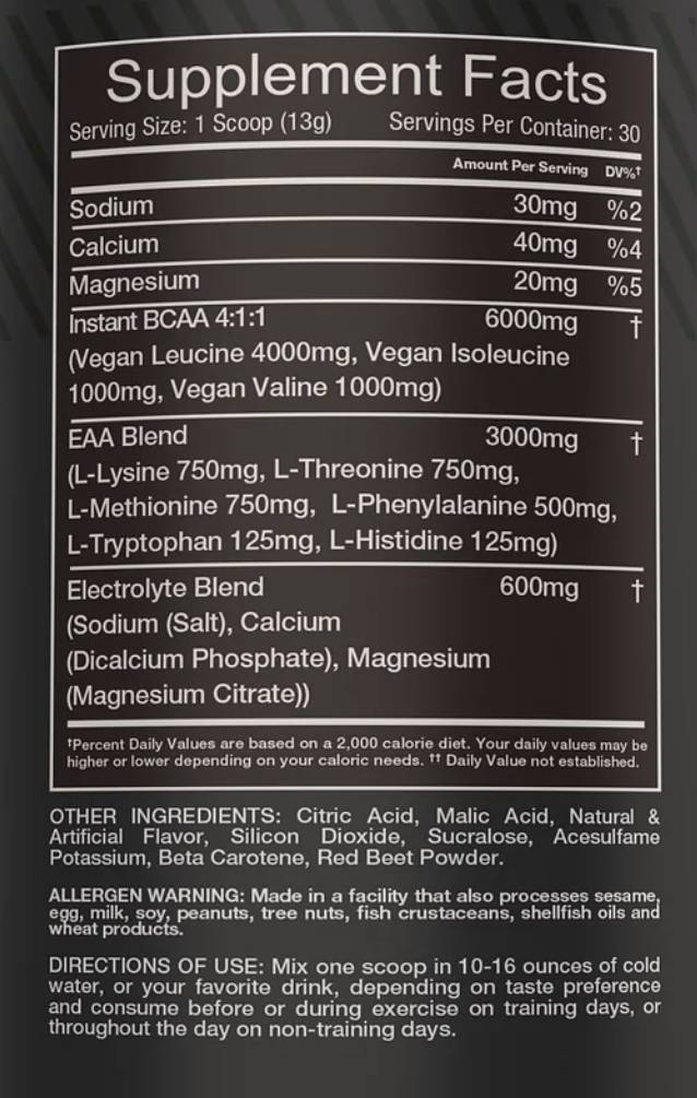 EAA sok | z elektroliti 390 gramov