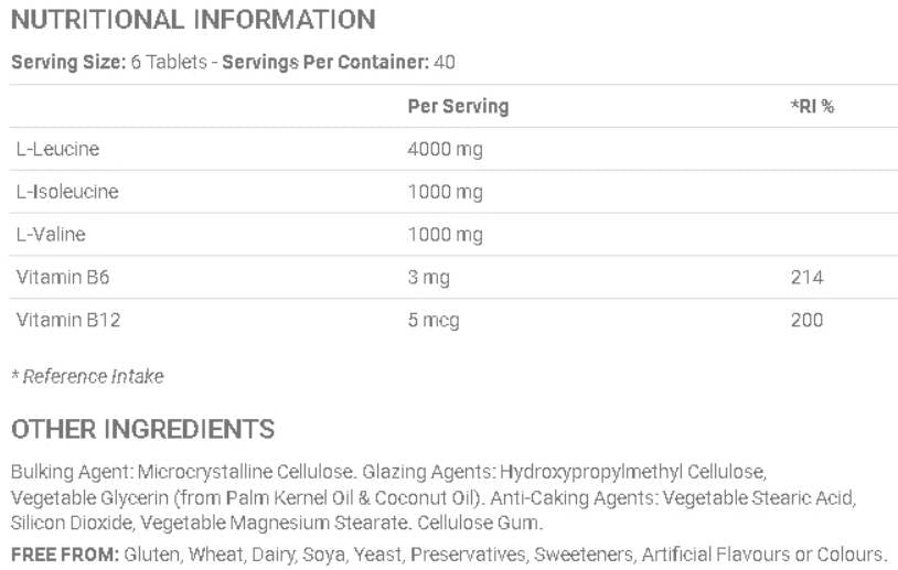 BCAA 6K - 240 tablet