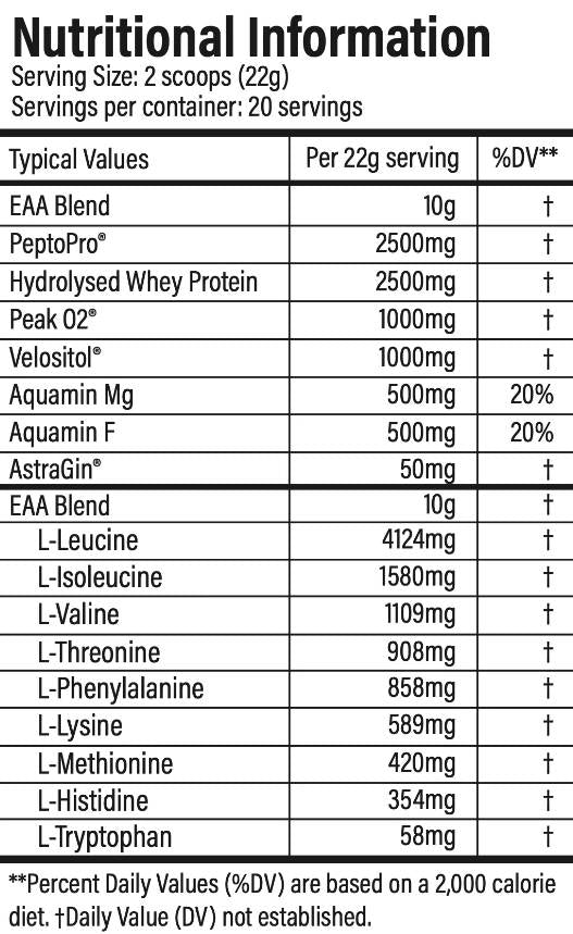 MPS max | Popolna formula znotraj vadbe - 440 gramov