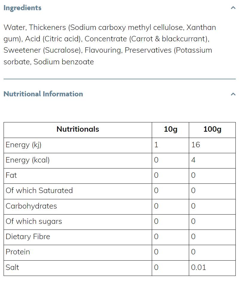 Skinny Sirup | Jagodni žele - 425 ml