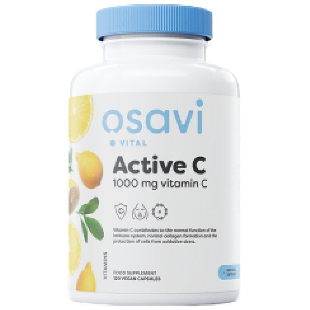 Aktivni C 1000 mg | Pureway -C® s citrusi Bioflavonoids & Acerola - 120 kapsul