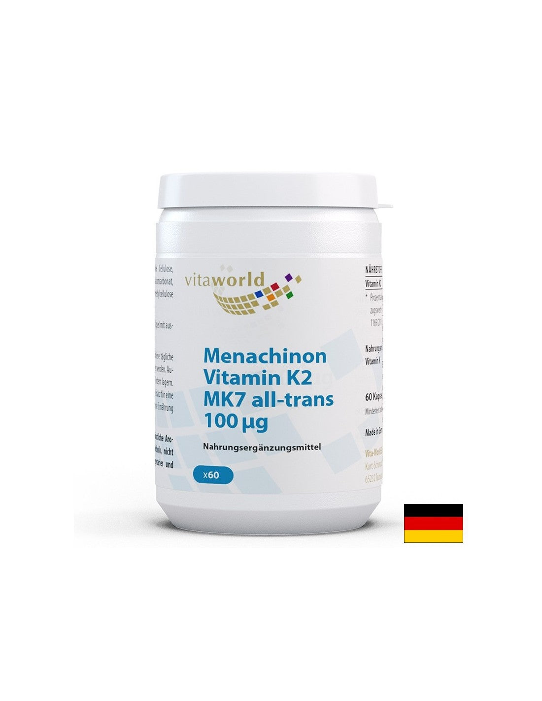 Zdrave kosti - vitamin K2 (MK7), 100 µg x 60 kapsul
