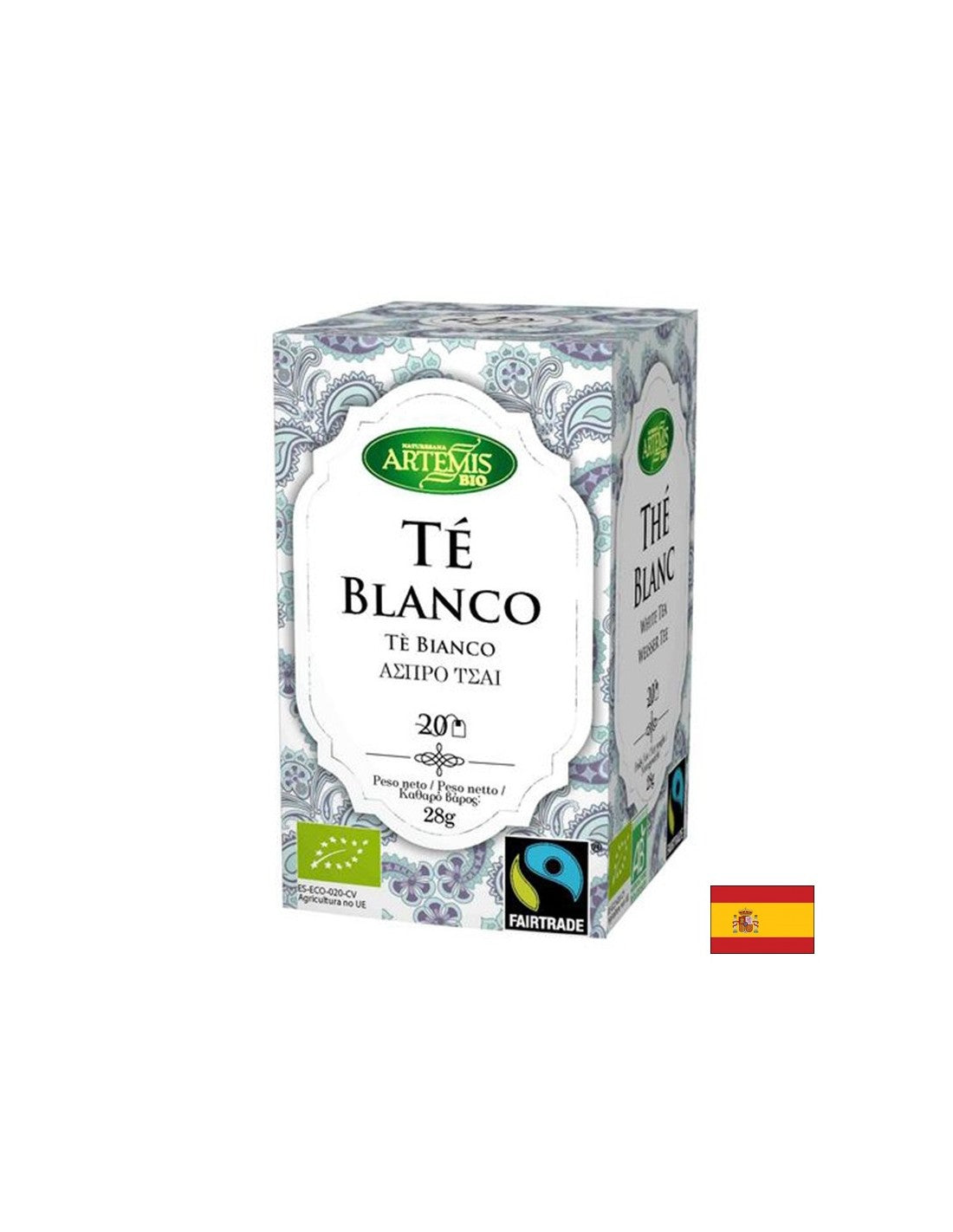 Bio beli čaj, 20 filtrirnih vrečk