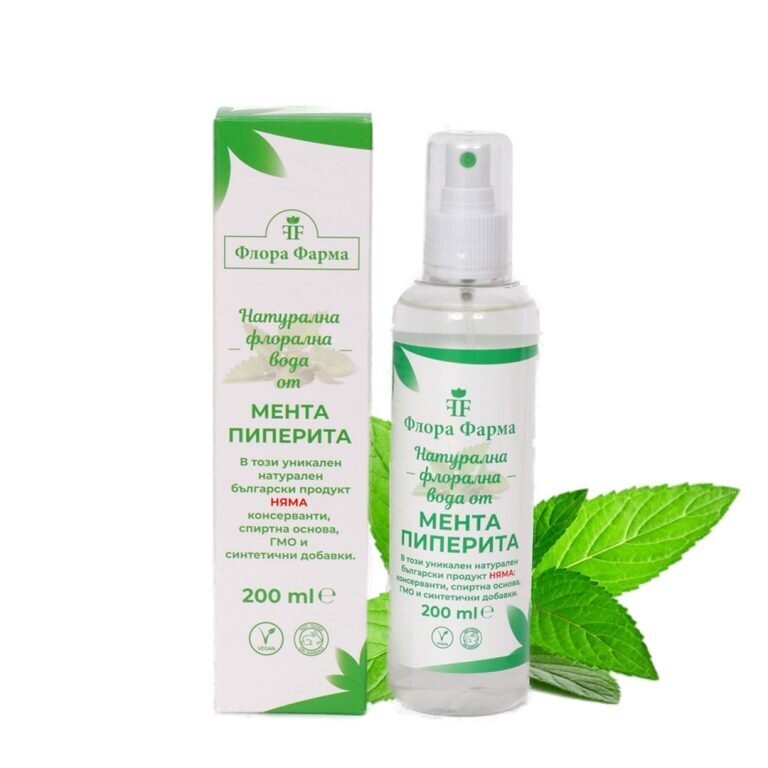 Naravna cvetna voda poprove mete - 200 ml Flora Pharma