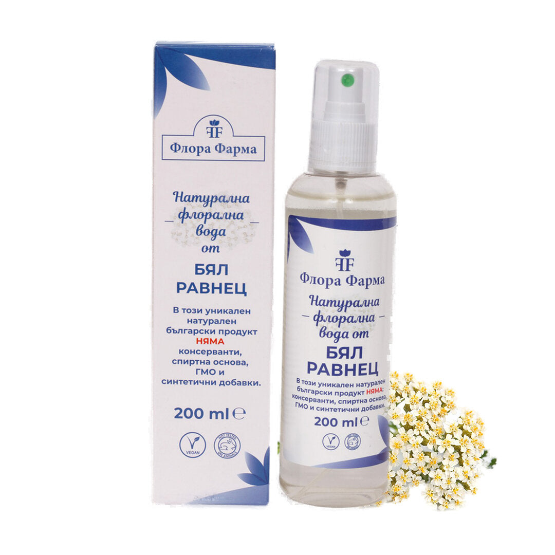 Naravna cvetlična voda iz Yarrow - 200 ml farma