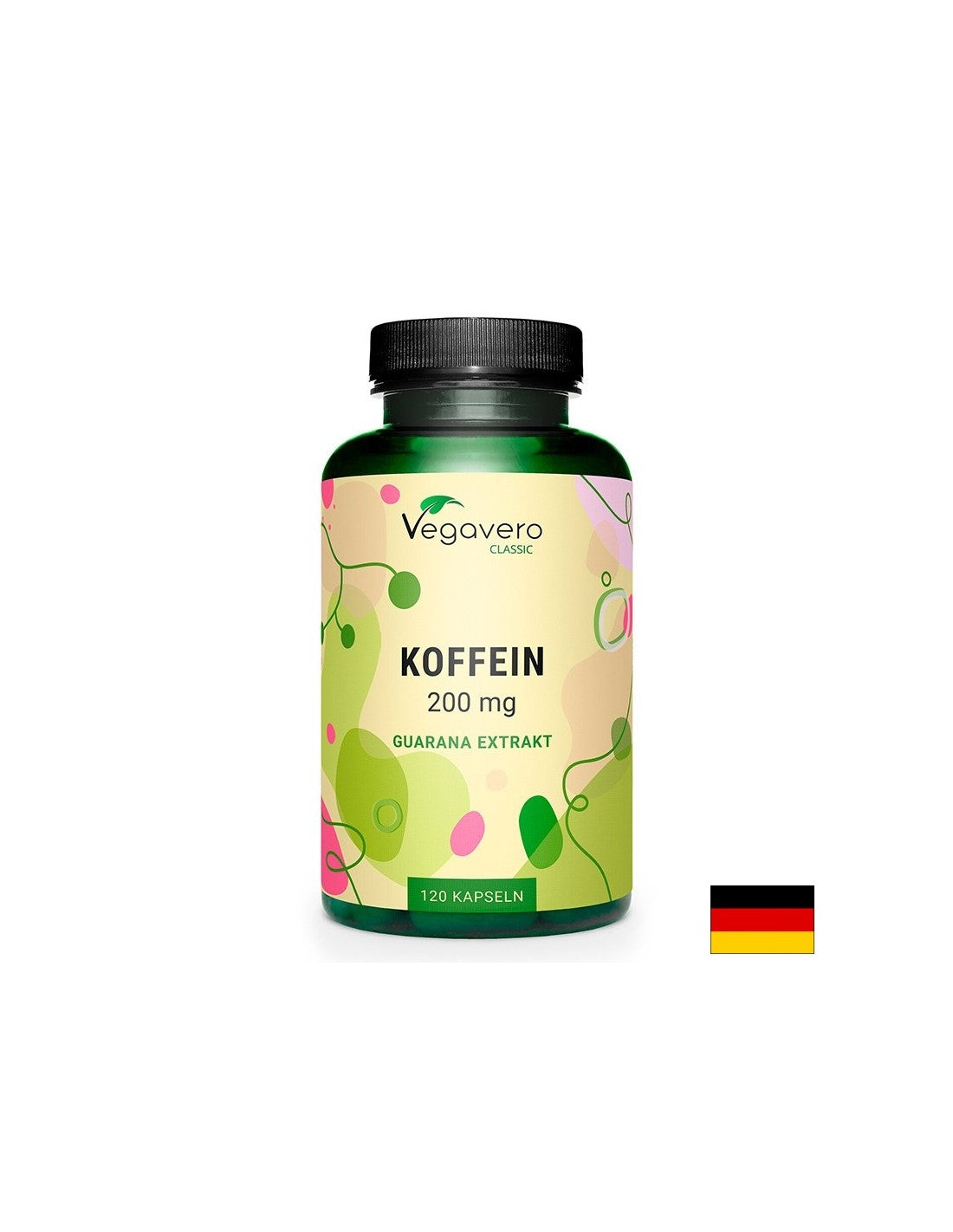 Energija - kofein, 200 mg x 120 kapsul