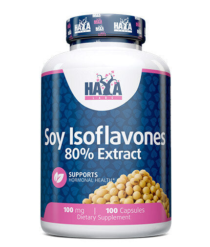 Soy Isoflavones 80% Extract NON-GMO 100mg / 100 Caps. - Feel You